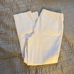 Cream color pull on pants
